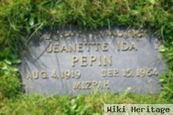 Jeanette Ida Pinkham Pepin