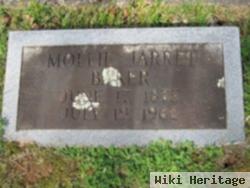 Mary Frances "molly" Jarrett Baker