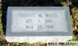 Fannie Myrtle Waller Watts