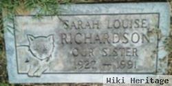 Sarah Louise Richardson