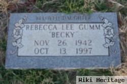 Rebecca Lee "becky" Bearden Gumm