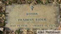 Frances Rider