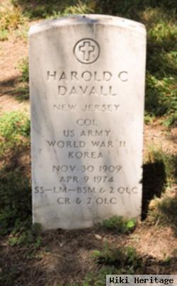 Col Harold C Davall