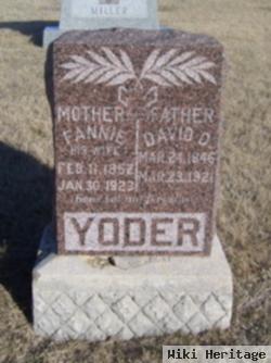 Veronica "fannie" Miller Yoder