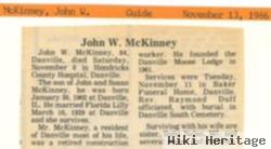 John W Mckinney