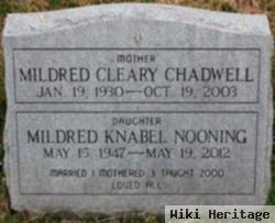 Mildred Lucille Cleary Chadwell