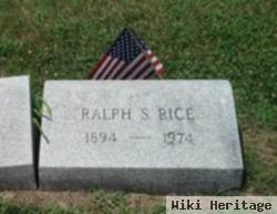 Ralph S Rice