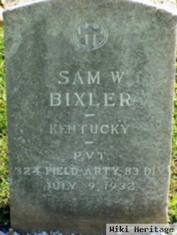 Samuel Warren "sam" Bixler