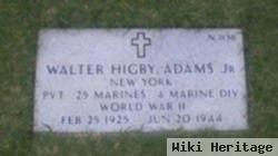 Pfc Walter Higby Adams, Jr