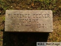 Florance Decker Romaine