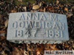 Anna M. Dowdican