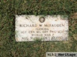 Richard W Mcfadden