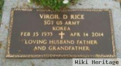 Virgil D Rice