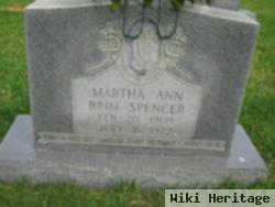 Martha Ann Brim Spencer