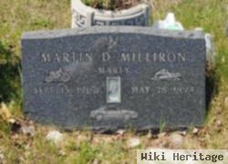 Martin D "marty" Milliron