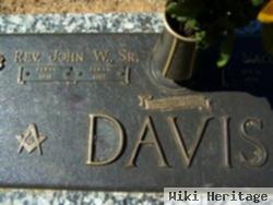 Rev John W Davis, Sr