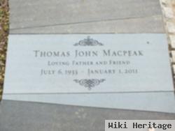 Thomas John Macpeak