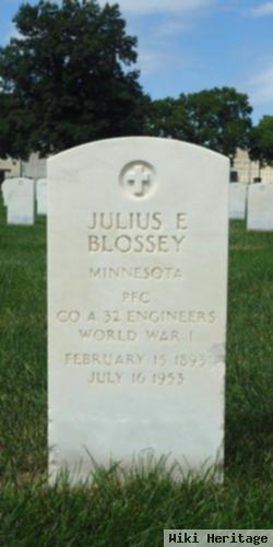 Julius E Blossey