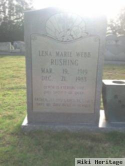Lena Marie Webb Rushing