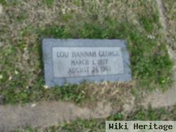 Lou Hannah George