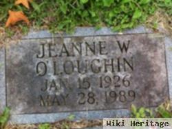 Jeanne W. O'loughin