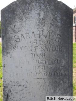 Sarah A.r. Myers Saylor