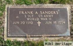 Frank A Sanders