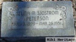 Selma Marie Sjostrom Peterson