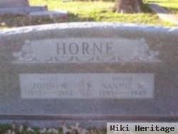 Nannie M Horne