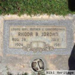 Rhoda Bertha Branham Jordan