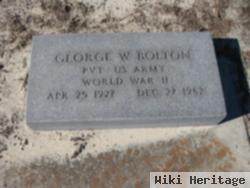 George W Bolton