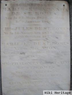 Philomene Ernestine De St Romes