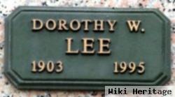 Dorothy W Wilson Lee