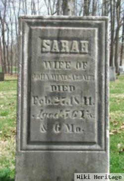 Sarah Jordon Winegardner