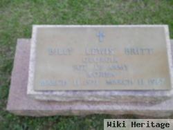 Sgt Billy Lewis Britt