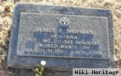 Pfc James P. Shipman