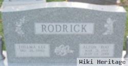Alton Hugh "rod" Rodrick