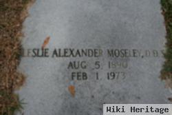 Dr Leslie Alexander Moseley