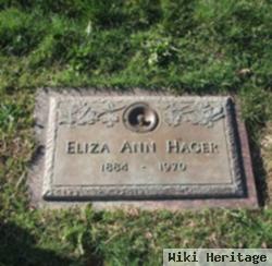 Eliza Ann "lizzie" Roberts Hager