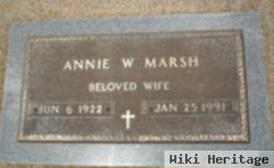Annie Elizabeth Wiles Marsh