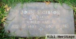 John S Gibson