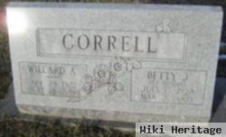 Betty J Hummel Correll