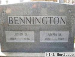 John Donovan Bennington