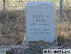 John K. Hein