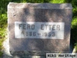 Ferd Etter