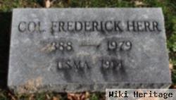 Col Frederick Herr