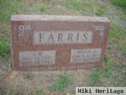 Willie D. Teel Farris