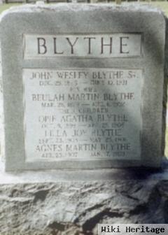 John Wesley Blythe, Sr