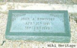 John A Rowinsky