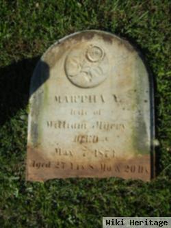 Martha V "mattie" Golly Myers